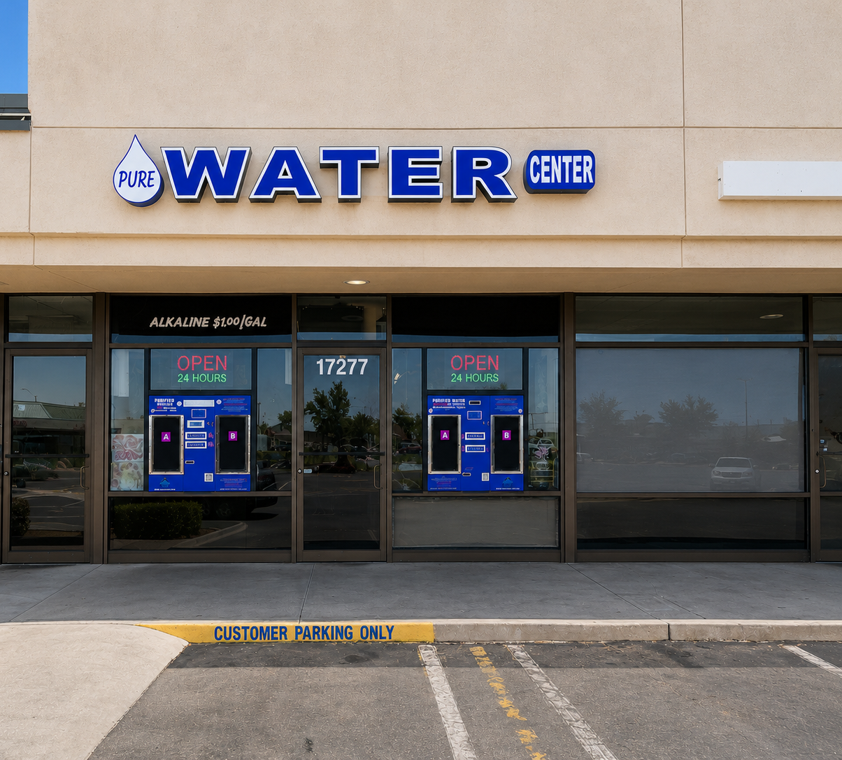 Binh's Water Center storefront on Main St in Hesperia, CA